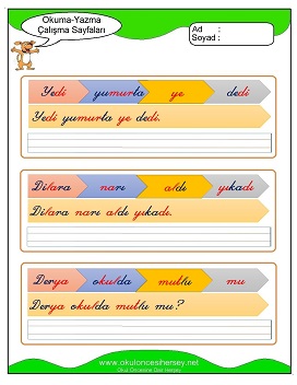 d sesi Grubu Çalışma Sayfaları